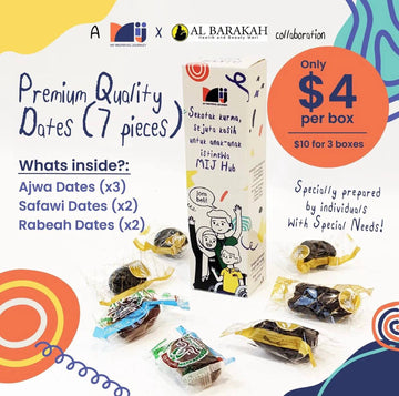 MiJ Hub, Assorted Individually Wrapped Dates, 7 pcs